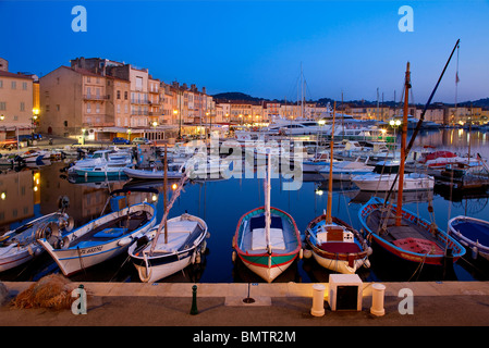 Frankreich, Var, Saint-Tropez, Saint Tropez Hafen Stockfoto