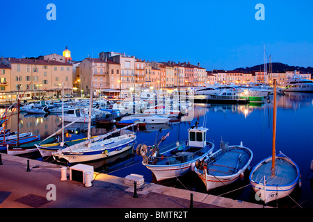 Frankreich, Var, Saint-Tropez, Saint Tropez Hafen Stockfoto