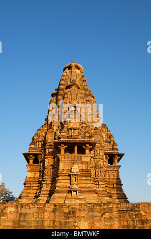 Vishvanatha Tempel, Khajuraho, Madhya Pradesh, Indien Stockfoto