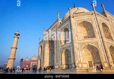 Das Taj Mahal, Agra, Uttar Pradesh, Indien Stockfoto