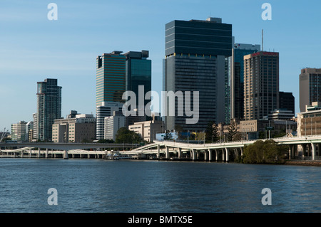 Riverside Expressway und Stadt Brisbane, Queensland, Australien Stockfoto