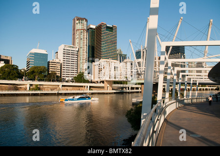 Kurilpa Brücke, Brisbane, Queensland, Australien Stockfoto