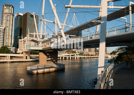 Kurilpa Brücke, Brisbane, Queensland, Australien Stockfoto