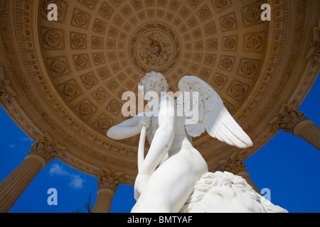 Chateau de Versailles, das Petit Trianon-Garten der Liebe-Tempel Stockfoto
