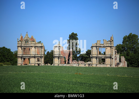 Moreton Corbet Schloß, ein verfallenen elisabethanischen Herrenhauses und Grad I aufgeführten Gebäude in der Nähe von Shrewsbury, England Stockfoto