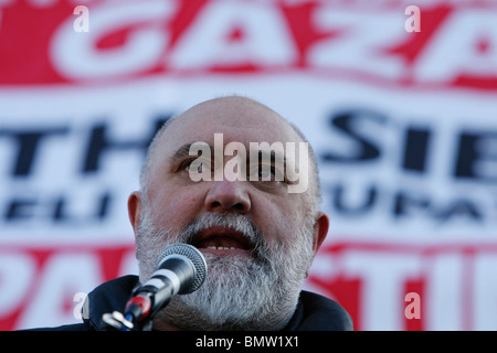 Alexei Sayle bei Free-Gaza-protest Stockfoto