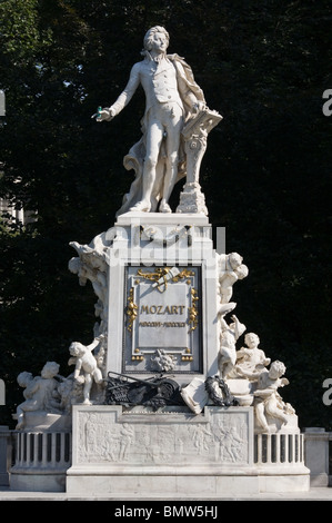 Mozart-Denkmal in der Hofburg, Wien, Österreich Stockfoto