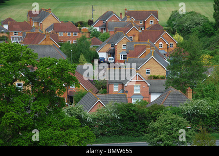 Nachbarschaft in Glastonbury Vereinigtes Königreich Stockfoto