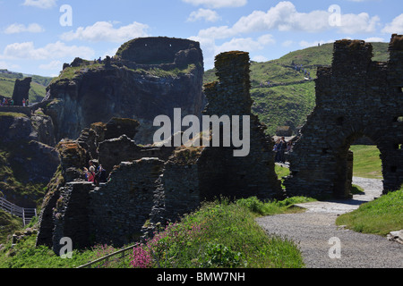 Tintagel Castle, Cornwall, England Stockfoto