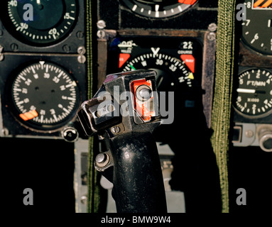 Detailansicht eines Mark 1 Hawk Jet Zugehörigkeit zu "Synchro Leader" der Elite "Red Arrows". Stockfoto