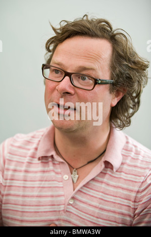 Hugh Fearnley-Whittingstall abgebildet bei Hay Festival 2010 Hay on Wye Powys Wales UK Stockfoto