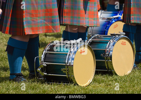 Teilnehmer im Jahr 2010 Victoria Highland Games-Victoria, British Columbia, Kanada. Stockfoto