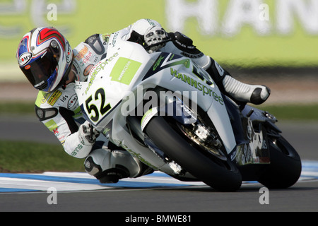 James Toseland, Honda Fireblade, World-Superbike-Rennen, Donington 2007. Stockfoto