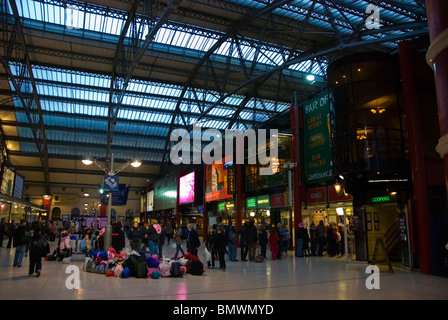 Lime Street Hauptbahnhof in Liverpool England UK Europa Stockfoto