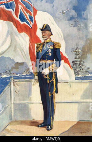 Seine Majestät König George V Silver Jubilee 1935 Stockfoto