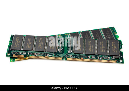 Computer-RAM-Speicher-Chips Stockfoto