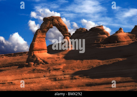 Delicate Arch im Arches National Park im südöstlichen Utah USA Stockfoto