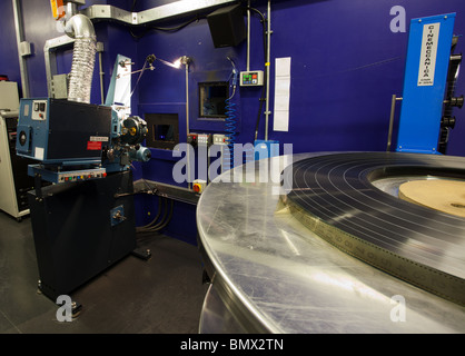 Durham Gala Theater und Kino Vorführraum Stockfoto