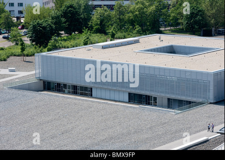 Blick auf neue Besucher Zentrum an der Topographie des Terrors oder Topographie des Terrors der ehemaligen Gestapo-Zentrale in Berlin Deutschland Stockfoto