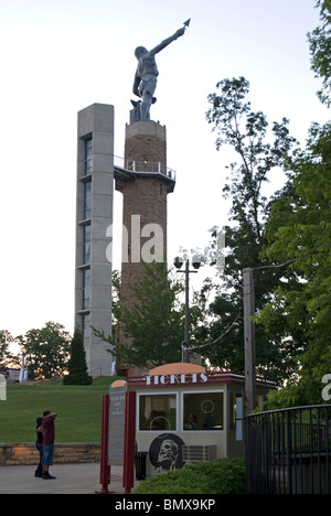 Vulcan Park und die Vulcan-Statue im Vulcan Park & Museum in Birmingham, Alabama, USA Stockfoto