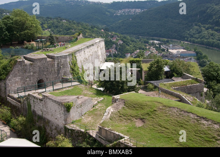 Ancien Régime Festungen aus Stein Ruinen der Zitadelle Stockfoto