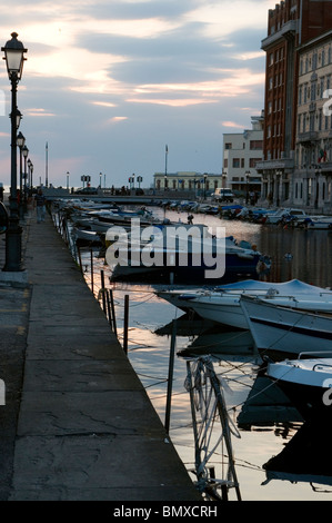 Canal Grande, Triest, Italien Stockfoto