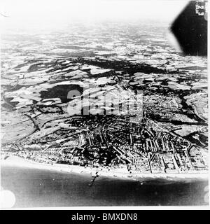 Hastings - Sussex 1940 Schrägansicht Stockfoto