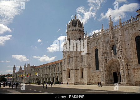 Jeronimos Kloster Mosteiro Dos Jerominos in Belem, Lissabon, Portugal, Europa Stockfoto