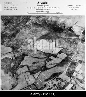 Arundel - Sussex-1. Dezember 1940-Flugplatz Stockfoto