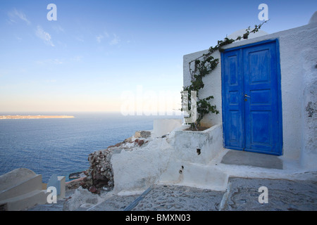 Griechenland, Kykladen, Santorini, Oia Stadt Stockfoto