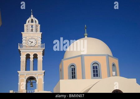 Griechenland, Kykladen, Santorini, Fira (Thira) Stockfoto