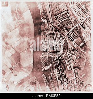 Glasgow - Schottland 23. März 1941 Schiffsbau Yards Stockfoto