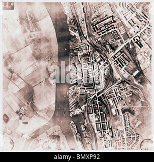 Glasgow - Schottland 23. März 1941 Schiffsbau Yards Stockfoto