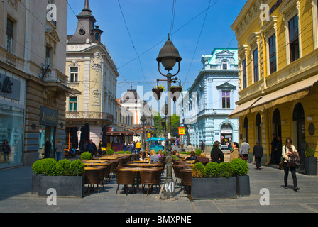 Kneza Mihaila Fußgängerzone Zentrum Belgrad Serbien Europa Stockfoto