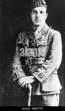 CAPTAIN NOEL GODFREY CHAVASSE VC & Bar, MC (1884-1917) britischer Militärarzt tragen das Glengarry der Liverpool Scottish Stockfoto