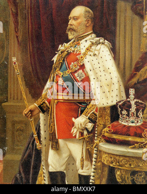 König EDWARD VII des Vereinigten Königreichs (1841-1910) Stockfoto