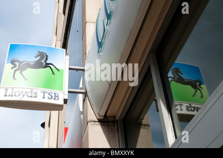 Lloyds TSB Bank auf Oxford Straße, London, UK Stockfoto