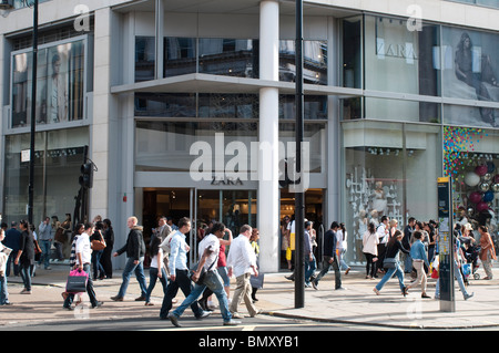 Zara Shop auf Oxford Straße, London, UK Stockfoto