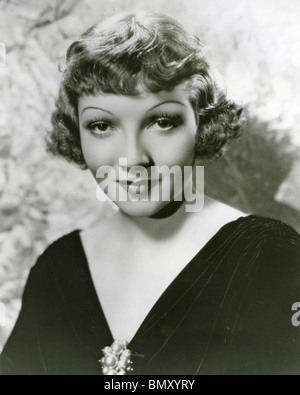 CLAUDETTE COLBERT Französisch stammende US-Schauspielerin (1903-1996) Stockfoto