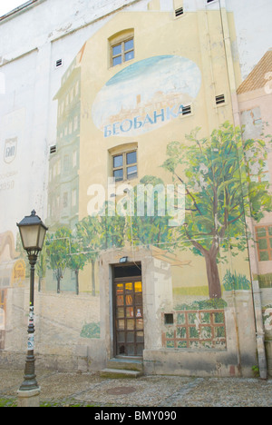 Skadar Straße Skadarlija Bezirk Belgrad Serbien Mitteleuropa Stockfoto