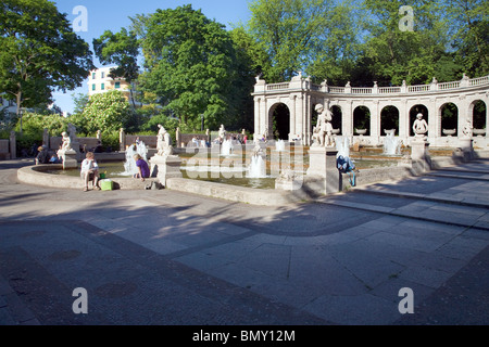 Märchenbrunnen Im Volkspark Friedrichshain, Berlin, Deutschland Stockfoto