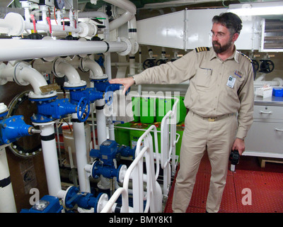 Eurodam Kreuzfahrtschiff recycling-Zimmer Stockfoto