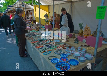 Strasse des 17 Juni Antiquitäten und floh Markt Tiergarten Berlin Deutschland Europa Stockfoto