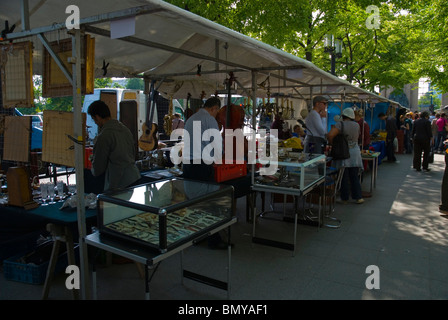 Strasse des 17 Juni Antiquitäten und floh Markt Tiergarten Berlin Deutschland Europa Stockfoto
