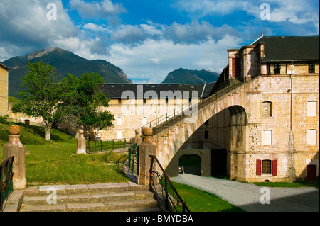 KASERNE ROCHAMBEAU, MONT-DAUPHIN, HAUTES ALPES, PACA, FRANKREICH Stockfoto