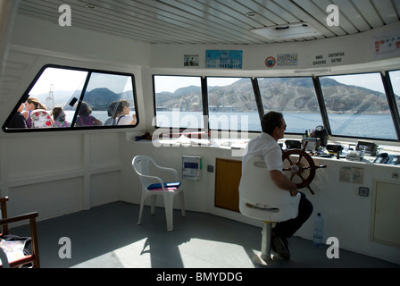 Barco Turistico CARTAGENA CIUDAD Region Murcia ESPAÑA Touristenboot CARTAGENA Stadt Murcia Region Spanien Stockfoto