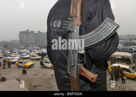 Polizisten in Kabul Stockfoto