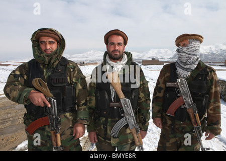 Söldner, die Gewährleistung der Sicherheit in Kabul Stockfoto