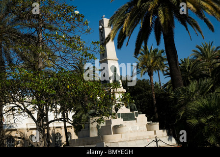 Denkmal in Cavite und Santiago De Cuba Helden Stadt CARTAGENA Murcia Region Spanien Stockfoto