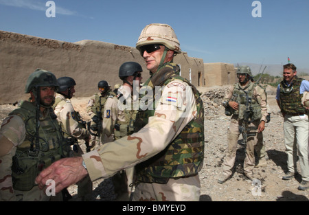 Niederländische Truppen in Uruzgan, Afghanistan Stockfoto